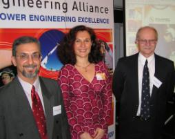 PhotoID:4140, Dr Hossein-zadeh, PEA liaison officer Dr Adrianna Bodnarova and Professor Peter Wolfs