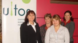 PhotoID:9253, L to R - Jennifer Obst (Kepnock), Margaret Flanders (CQUni), student Lisa Dinsey and Maree Pengelly (Ulton)