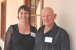 PhotoID:9658, Kerry with husband Eddie at the pre-graduation research luncheon