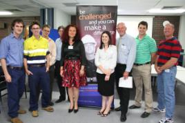 PhotoID:6941, Power engineering bursary holders meet representatives from the API