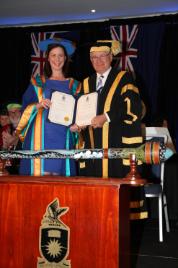 PhotoID:14908, Annerley Bates celebrates her PhD