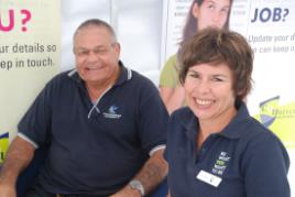 PhotoID:6528, Director of Development and Graduate Relations Suzi Blair has a chat with alumnus Terence Willmot at the CQUniversity Corporate Lounge during the evening.