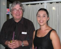 PhotoID:10500, Ron Wallis (CQUniversity Rockhampton) and Jessica Goodman (Guest Speaker)