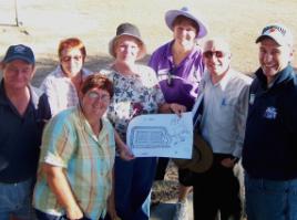 PhotoID:4092, Relay for Life committee members at CQU Rockhampton