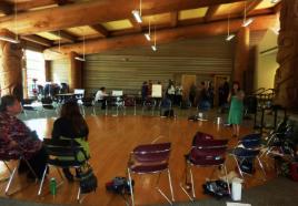 PhotoID:14753, Inside the Great Hall, First Nations Longhouse
