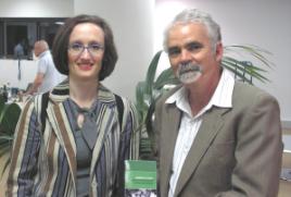 PhotoID:6660, Professor Cryle with Associate Professor Bridget Griffen-Foley at the launch