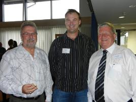PhotoID:12098, Geoff Fleming, Steven Tye and Mayor Col Meng attend the CQUniversity Supporters event. 