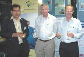 PhotoID:9999, LINK for a larger image. Professor Gopinath Chattopadhyay, Peter Roe, Dr John Rolfe