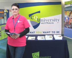 PhotoID:12368, Masters candidate Iuliana Cismaru pictured at the CAMM Conference - Gladstone Campus