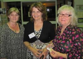 PhotoID:11426, CQCircle guests and long-serving staff of CQUniversity: Margaret Flanders, Wendy Smith and Kristine Snelling.