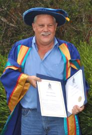 PhotoID:13979, Wayne Boyd received his PhD by establishing a protocol for assessing ecosystem rehabiliation success on open cut coal mines