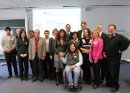 PhotoID:10016, Yvonne Toft and Geoff Dell with colleagues in Germany recently