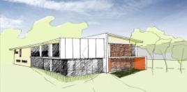 PhotoID:11508, An artist impression of what the new building will look like