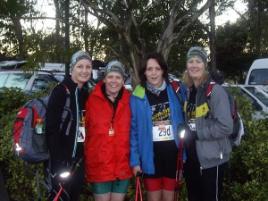 PhotoID:8843, Chicks with Sticks team members L-R Alyson Huntley, Natalie Blackwell, Jody Nicholls and Kylie McKiernan