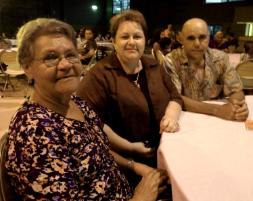 PhotoID:13705, Bronwyn Fredericks (centre) with Mona Keily and Rodney Stoter at the Awards