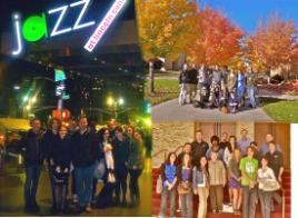 PhotoID:10172, Clockwise from left - after a Bobby McFerrin concert, at Southern Utah University and with staff of the University of Texas at Brownsville. LINK for larger images