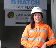 PhotoID:10459, Miner Kerrie Dark is reaping the rewards of working in Queensland's resources industry.