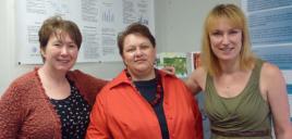 PhotoID:12575, L-R: Associate Professor Monica Moran, Pro Vice-Chancellor (Indigenous Engagement) Professor Bronwyn Fredericks and Associate Professor Julie Hickin. Dr Ingrid Scholten attended the meeting via telephone