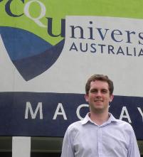 PhotoID:10179, Sean Kane on a recent visit to CQUniversity Mackay Campus