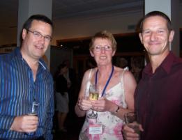 PhotoID:4723, UK delegates Carl Mason, Sue Woolfenden and Lawrence Smith  