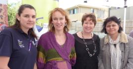 PhotoID:12725, (L-R) CQUniversity's Ashley Jamieson, Associate Professors Julie Hickin and Monica Moran with Queensland Health's Aboriginal and Torres Strait Islander Workforce and Planning Coordinator Cindy Nedwich