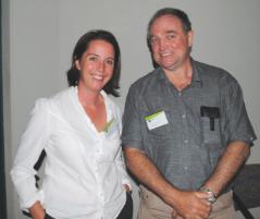 PhotoID:11676, Dr Claire Sellens from CEM Rockhampton and Dr Kevin Wormington from CEM Bundaberg