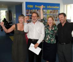 PhotoID:4954, Narelle Pearce (CEO of Mackay Regional Economic Development Corporation) Peter Van Lersel (MAIN), De-Anne Kelly and Head of Campus Professor Trevor Davison