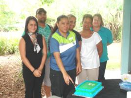 PhotoID:6902, Nikki Timor leads the cake ceremony in Mackay