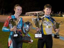 PhotoID:13953, Taylah Jennings and William Key. Photo courtesy Rockhampton Cycling Club