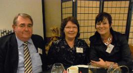 PhotoID:10957, Stewart and Penny Taylor with Marie Martin at the CQCircle function