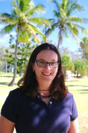 PhotoID:12089, Dr Lynda Hawryluk during a recent Writers' Workshop on North Keppel Island