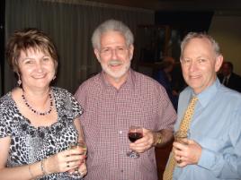 PhotoID:5042, L - R: Dr Cecily Knight, Wayne Stuart, of Stuart and Sons Pianos and Dr Bruce Knight 