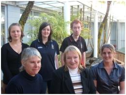 PhotoID:7556, Some of the BLM student helpers Pictured - L to R Back row - Zenna York, Theresa Larcome, Peter Feerick L to R front row - Deborah Daly-Ruthenberg, Lyn Bowles, Sharon Thomas