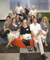 PhotoID:11930, Dr Sue Davis (centre front) with other participants in the Noosa Biosphere Planning Day