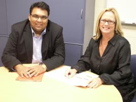 PhotoID:12960, Dr Ezaz Ahmed and Dr Roslyn Cameron have spent a year rejuvenating HRM courses