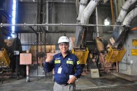 PhotoID:11632, Professor Gopi Chattopadhyay visits NRG Gladstone Power Station during the industry component of the workshops