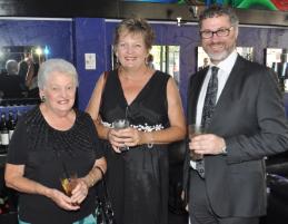 PhotoID:13980, Judith Hiskens, Ryl Gardner and Professor Chad Hewitt at the 35th Anniversary Luncheon in Gladstone