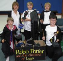 PhotoID:7313, Robo Potter - Eimeo Road State School entrants into the dance category.