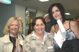 PhotoID:7472, Denise Bowman-Gillespie, Teresa Sander and Kellie Gillespie socialise at the event