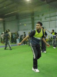 PhotoID:9326, Cricket was played indoors