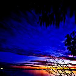 PhotoID:12407, CQUniversity multimedia lecturer Brendan Murphy had the chance to be creative with North Keppel's sunsets