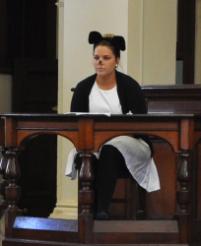 PhotoID:12426, 'Mummy Bear' takes the stand during the mock trial