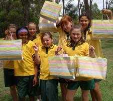 PhotoID:5028, Moffatdale State School students enjoying the Focus on the Future conference in Bundaberg