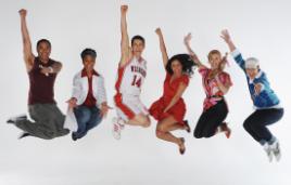 PhotoID:6359, The cast of the Australian production of High School Musical.