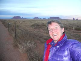 PhotoID:10178, Jenny explores Monument Valley in Arizona