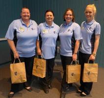 PhotoID:14444, Team 13 wins top marks - Kerry Story, Leanne Smith, Donella Swanton and Stevie Tucker