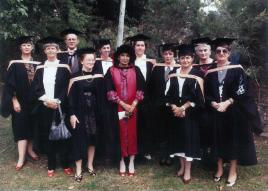 PhotoID:4467, The first graduates of the nursing degree at the then CIAE (CQU).