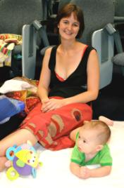 PhotoID:6972, Rachael Austin and her baby Euan participated in the forum