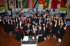 PhotoID:6405, Students gather to celebrate