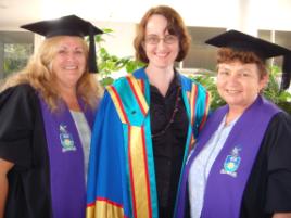 PhotoID:4138, Donna Carpenter, Dr Wendy Davis and Christine Woodland